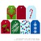 Christmas Assorted Gift Bag Bundle with Mix-n-Match Gift Tags, Traditional (Pack of 7 : 3 Large 13", 4 Medium Gift Bags 9"; 7 Gift Tags)